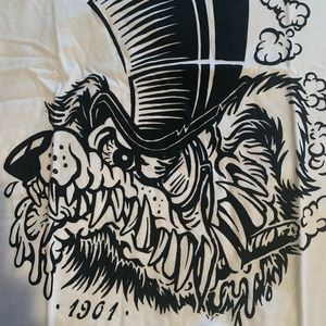 🐺 Men’s Iron Fist Smoking Wolf T-Shirt